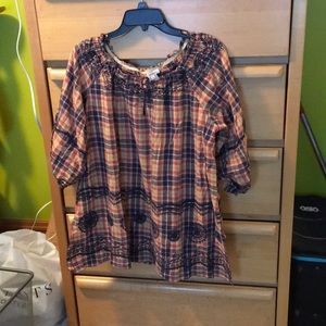 Sundance embroidered tunic XL